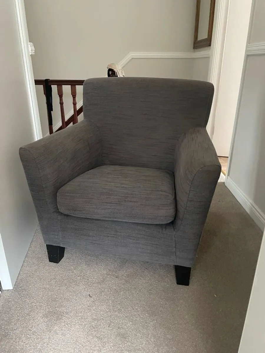 Grey Armchair - Image 1