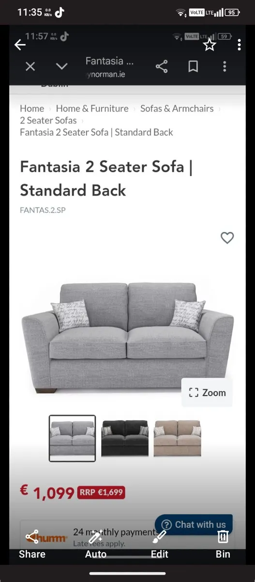 2 seater couch - Image 3