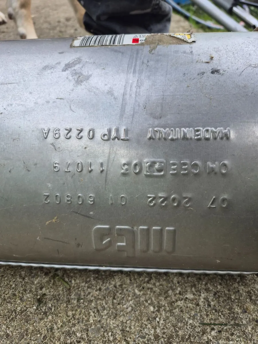 Fiat punto exhaust silencer - Image 4