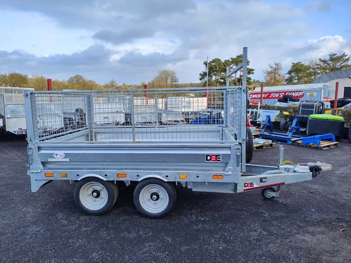 8FT Dropside DSE Trailer (High mesh kit) - Image 1