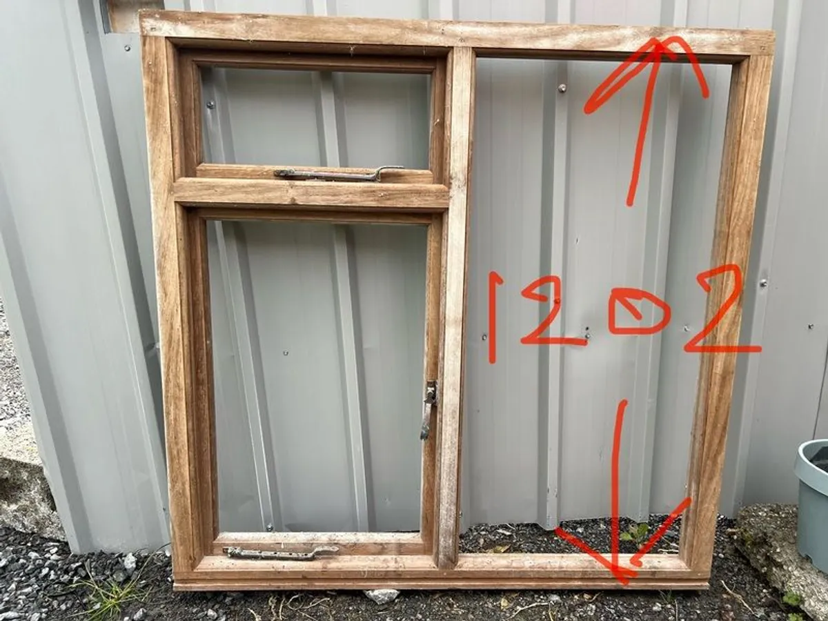 Teak windows