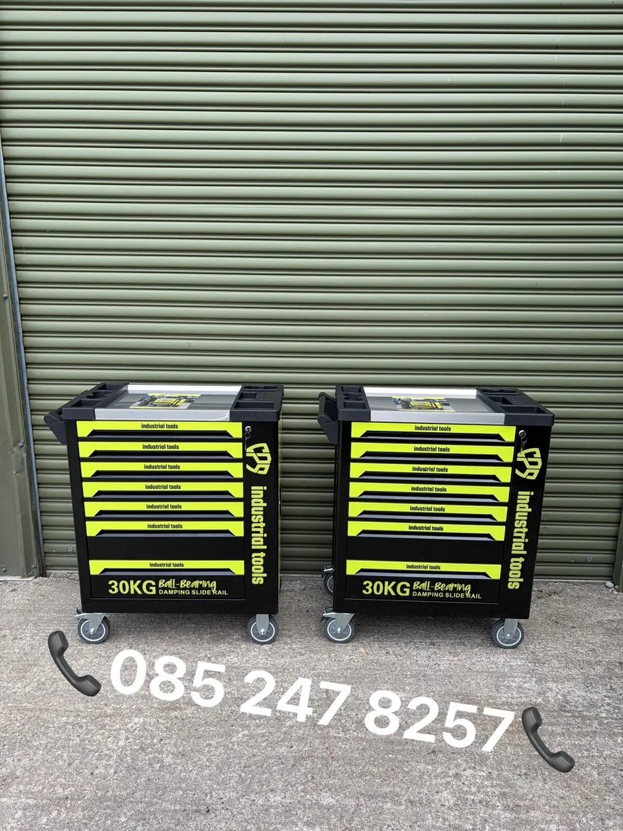 ⚫️🟢Brand New 7 Drawer Racing Green Tool Chest - Image 1