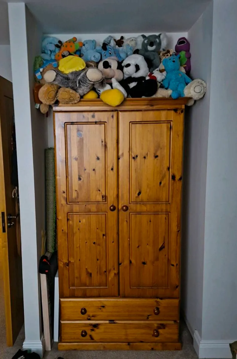Pine wardrobe