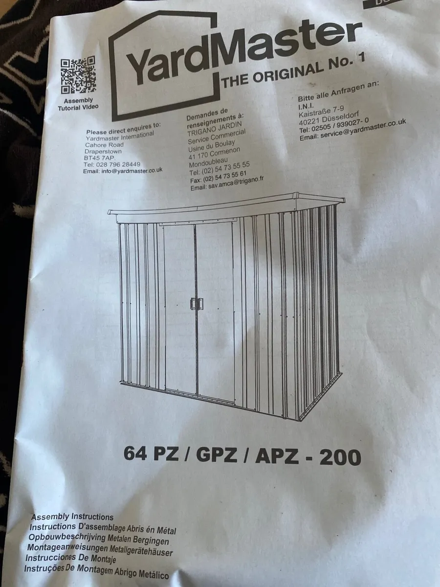 Yardmaster 6ftx4ft Garden Shed - Image 1
