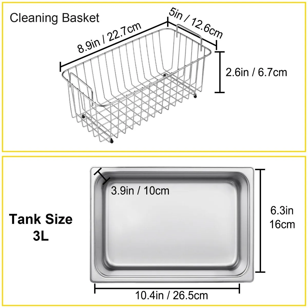 Ultrasonic Cleaner 3L Jewellery Cleaning Tank - Image 4