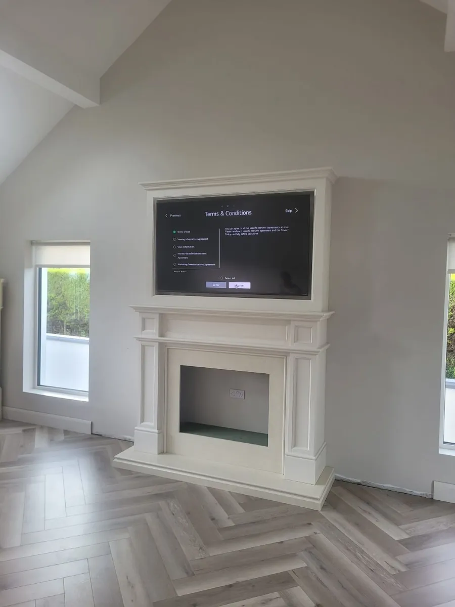 Bespoke Fireplace & TV Wall with Electric Fire