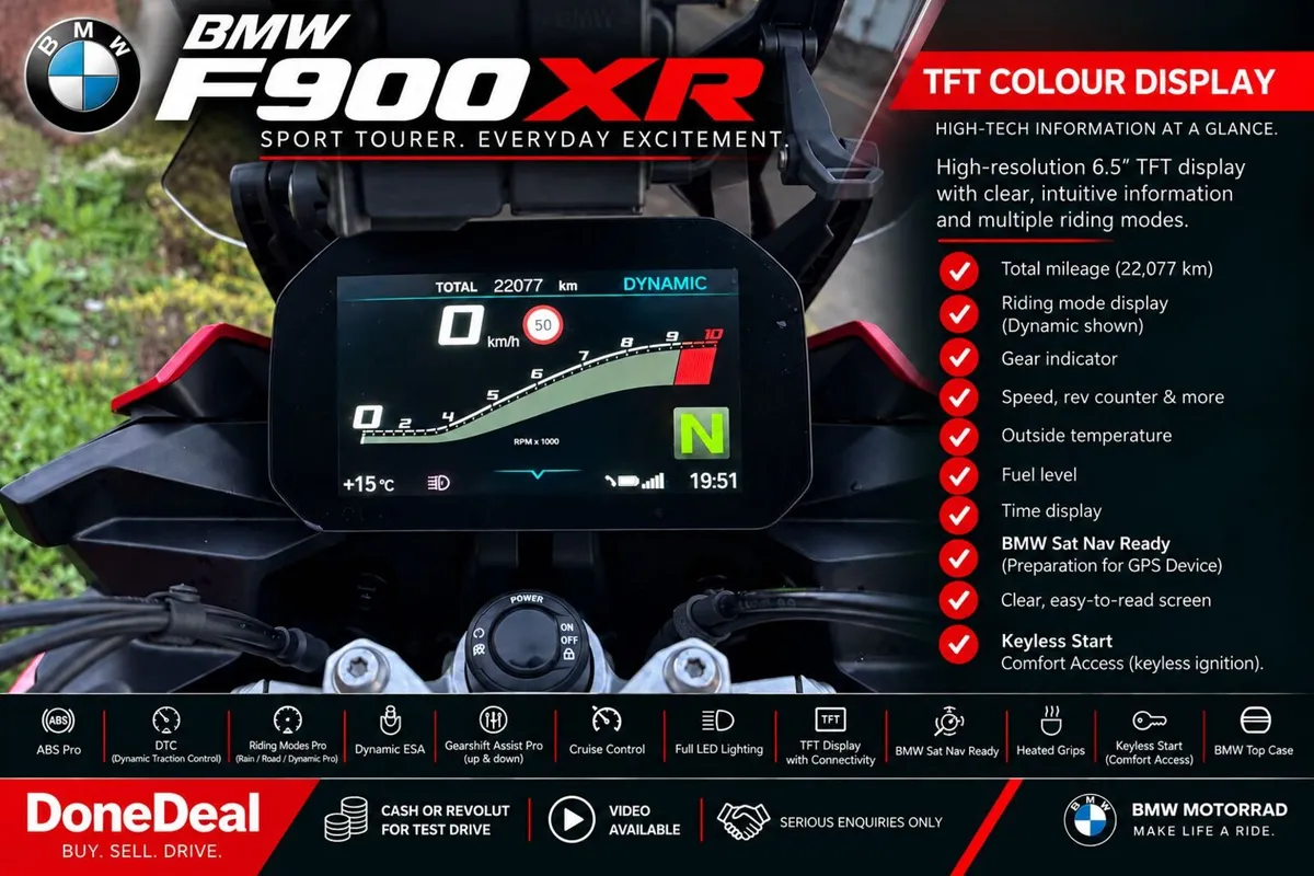 2022  F 900 XR – Fully Loaded – Full BMW History - Image 2
