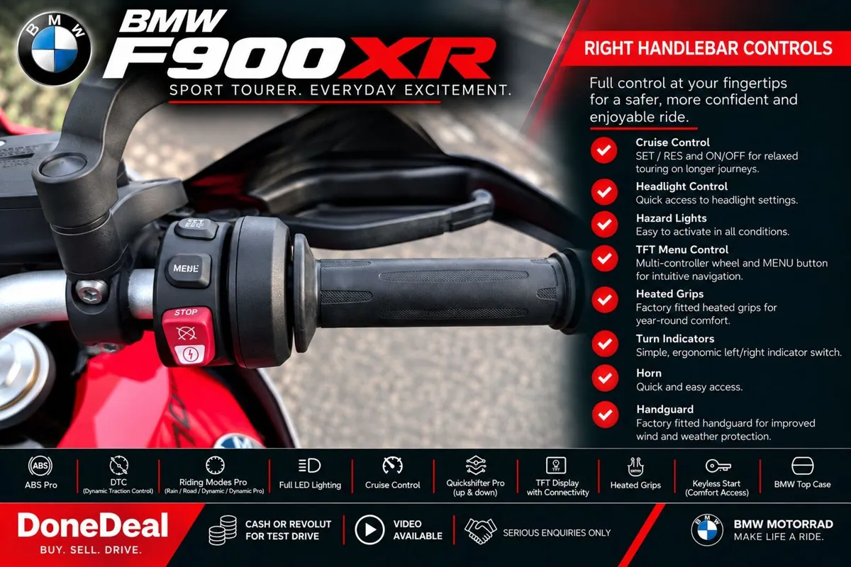 2022  F 900 XR – Fully Loaded – Full BMW History - Image 4