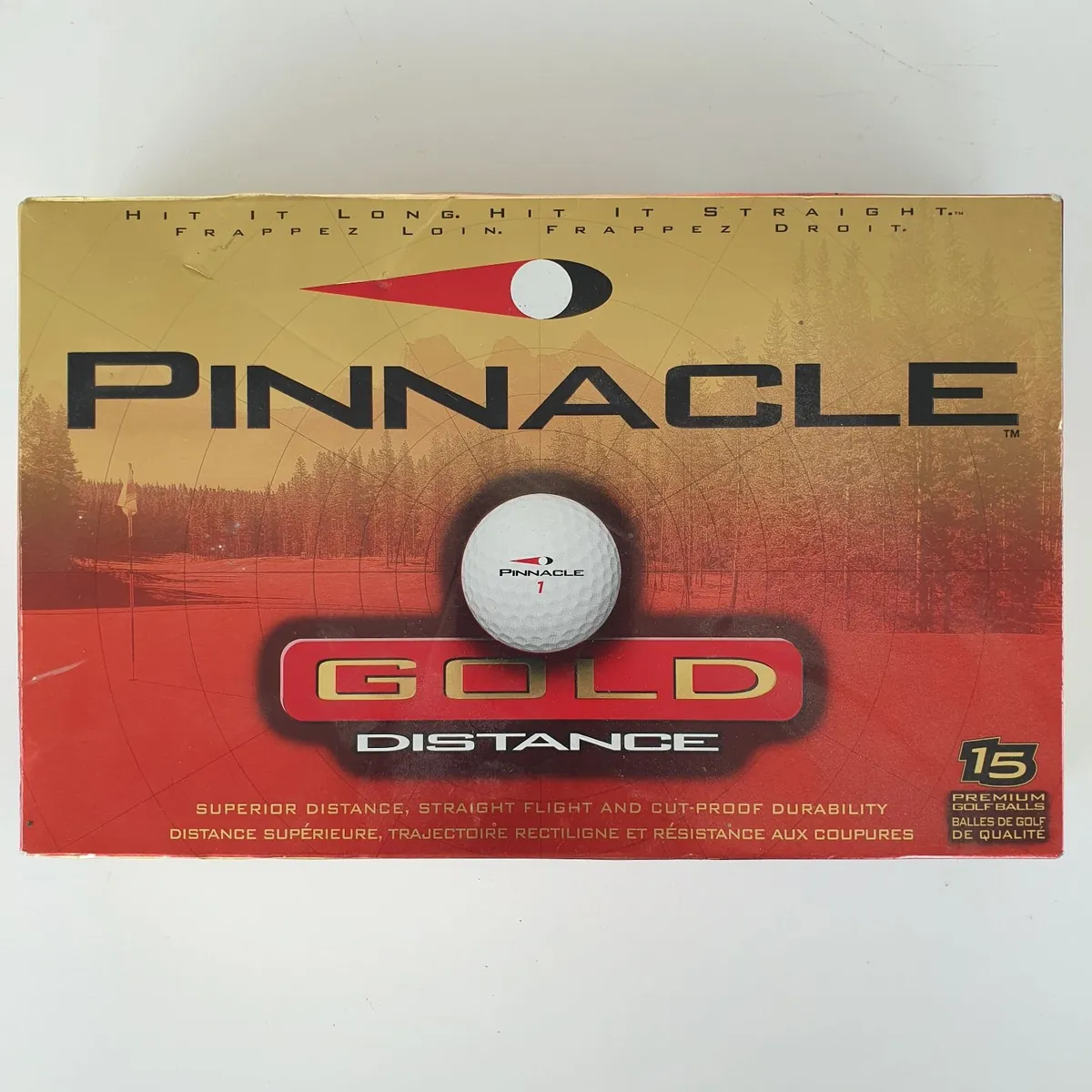 Pinnacle gold golf balls New in box - Image 1