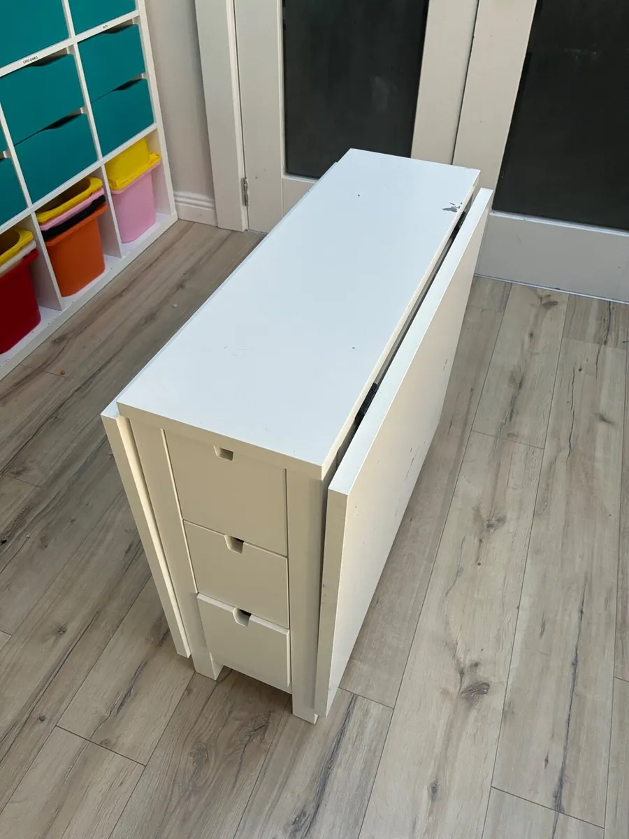 Ikea Norden Gateleg Dining table white - Image 2