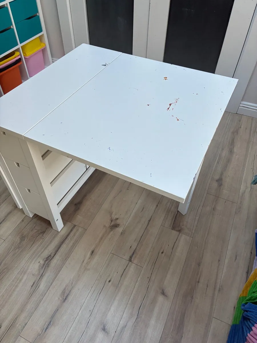 Ikea Norden Gateleg Dining table white - Image 4