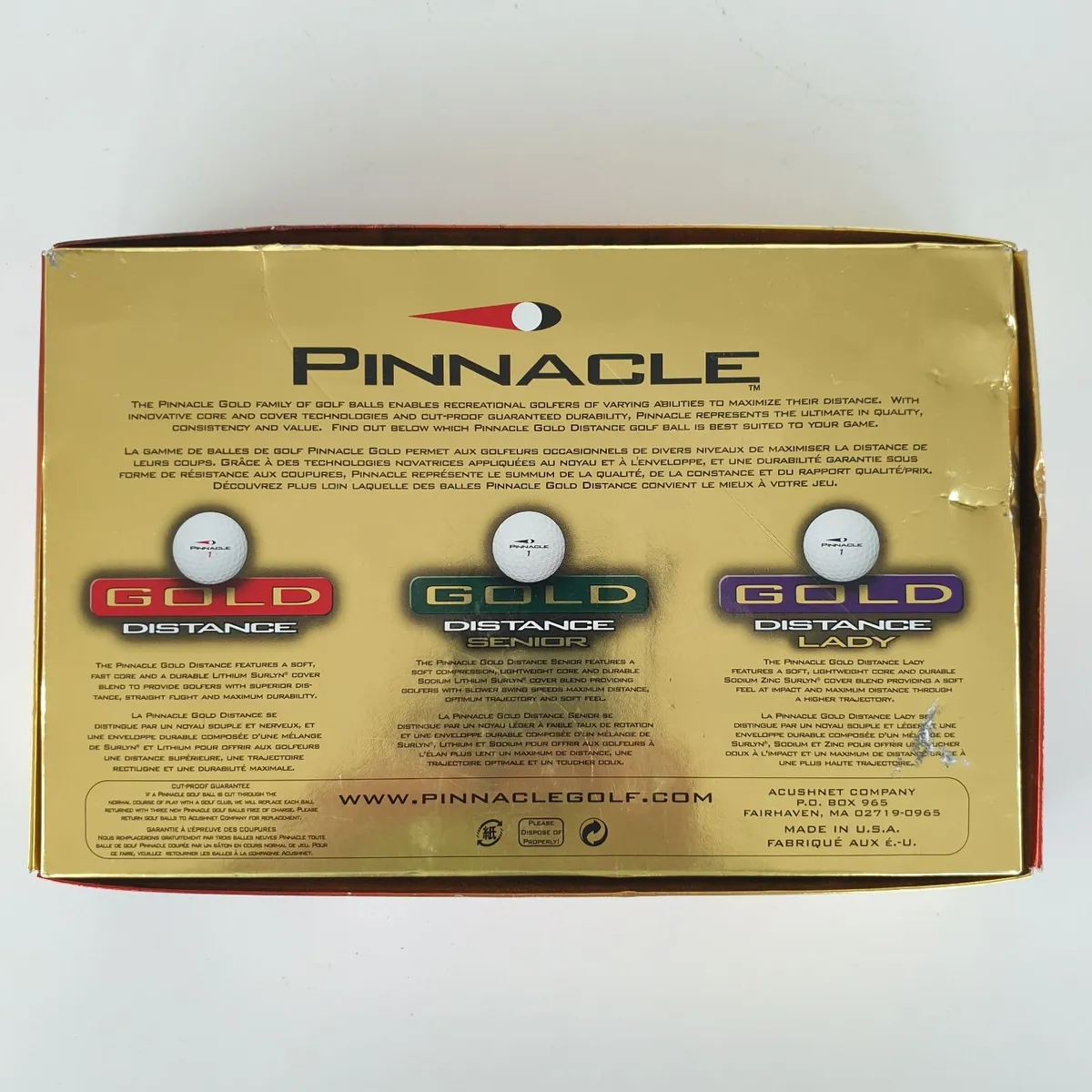 Pinnacle gold golf balls New in box - Image 4