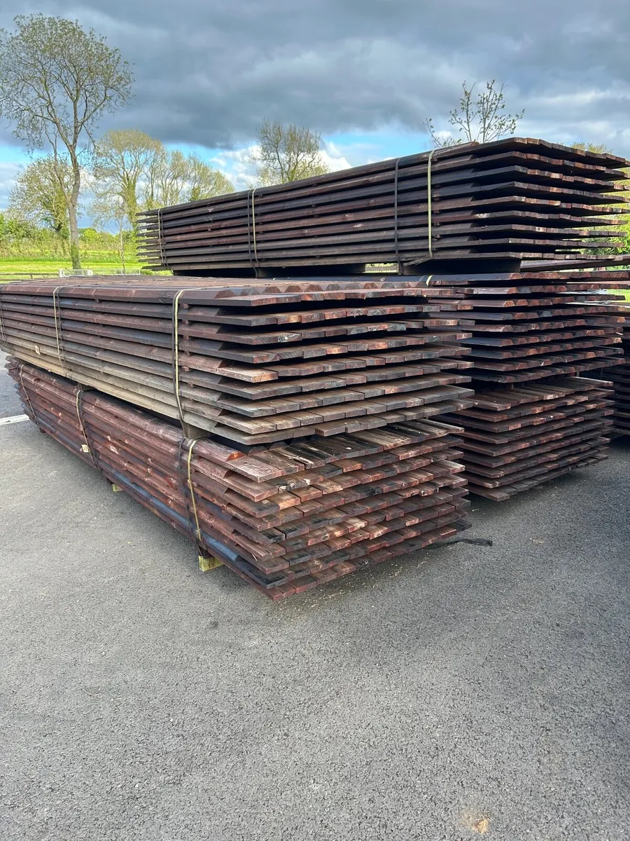 Genuine Creosote treated D Rail Fencing rails - Image 1
