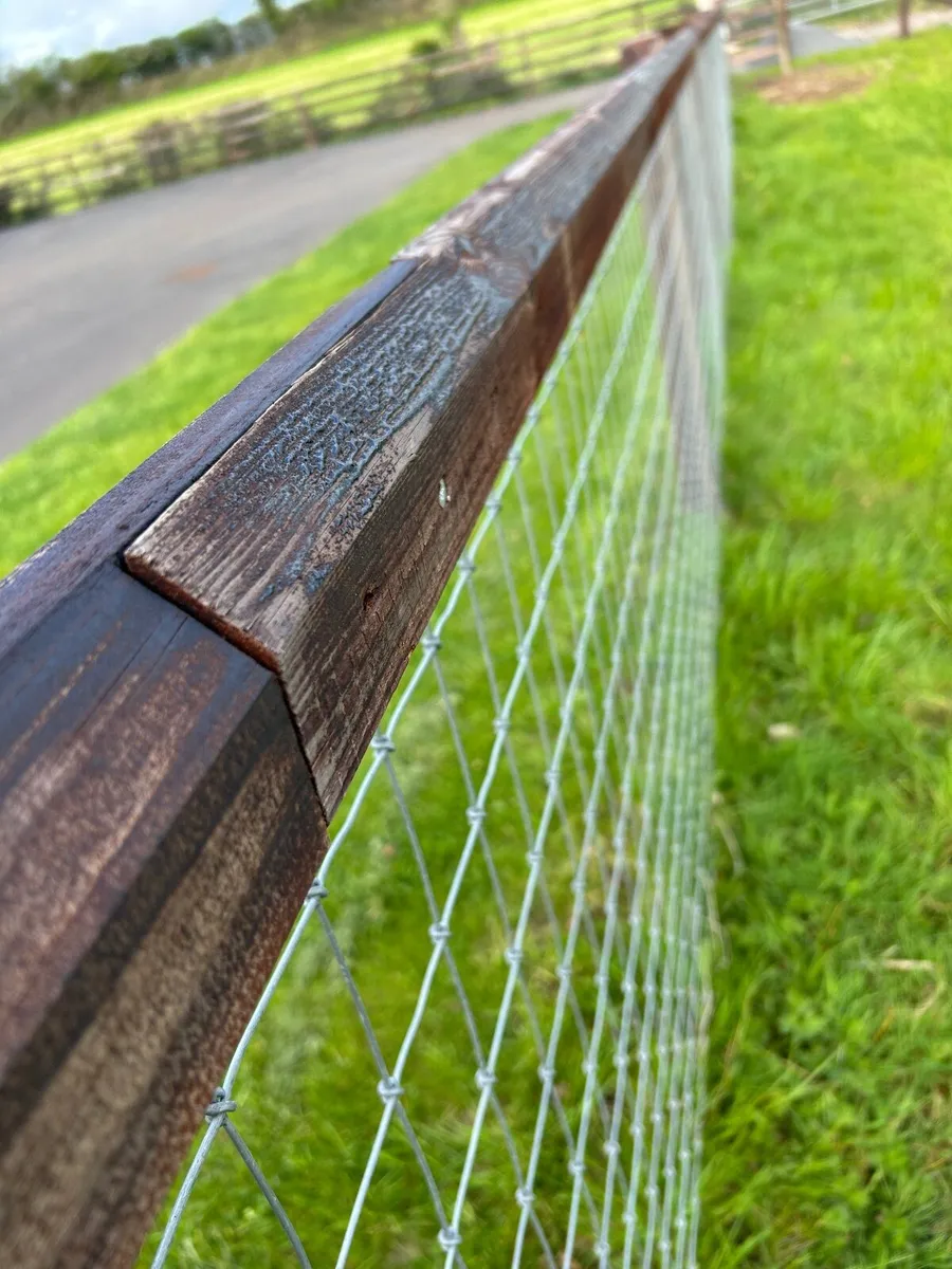 Genuine Creosote treated D Rail Fencing rails - Image 3