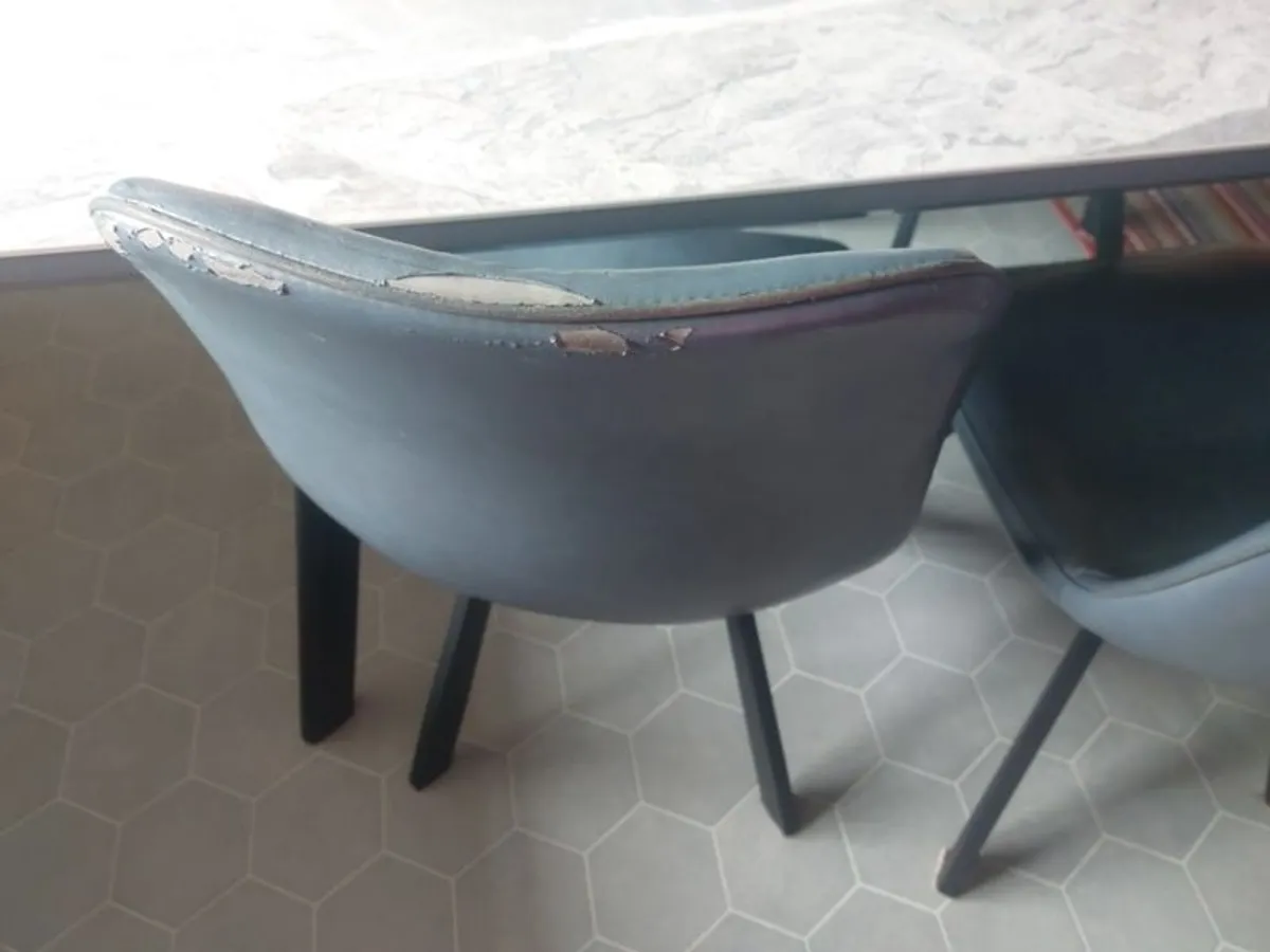 5 kitchen chairs - Image 4