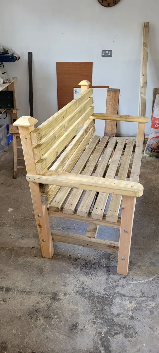 Heavy Duty 5ft Garden Bench - Image 2