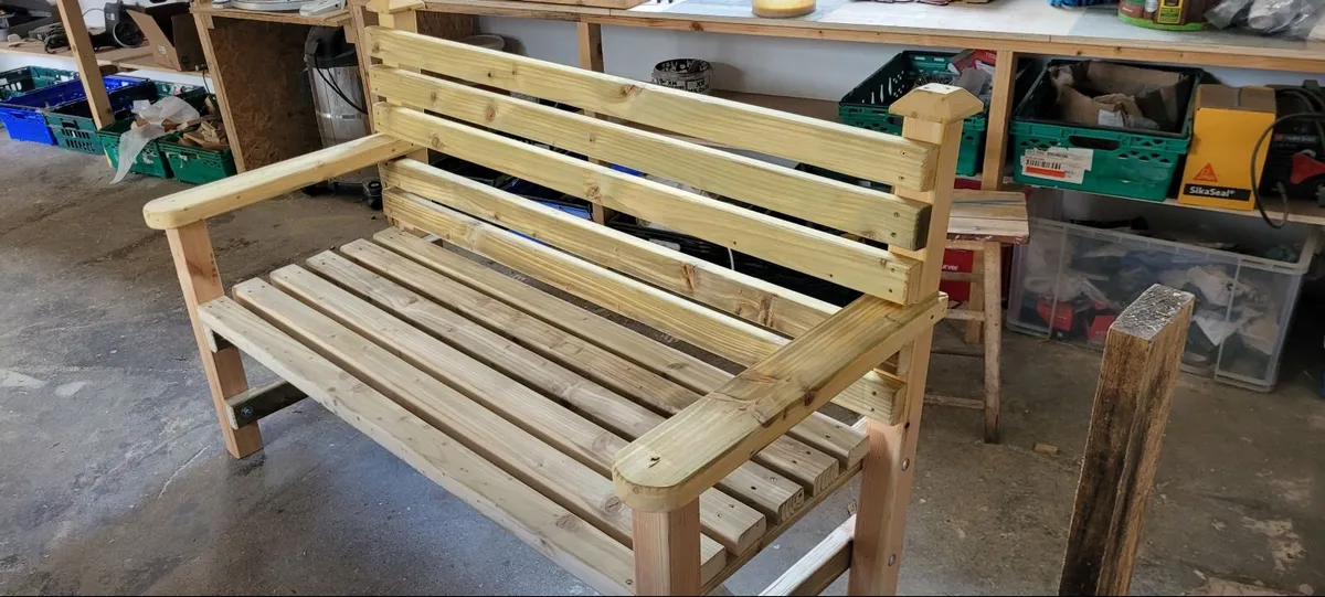 Heavy Duty 5ft Garden Bench - Image 1