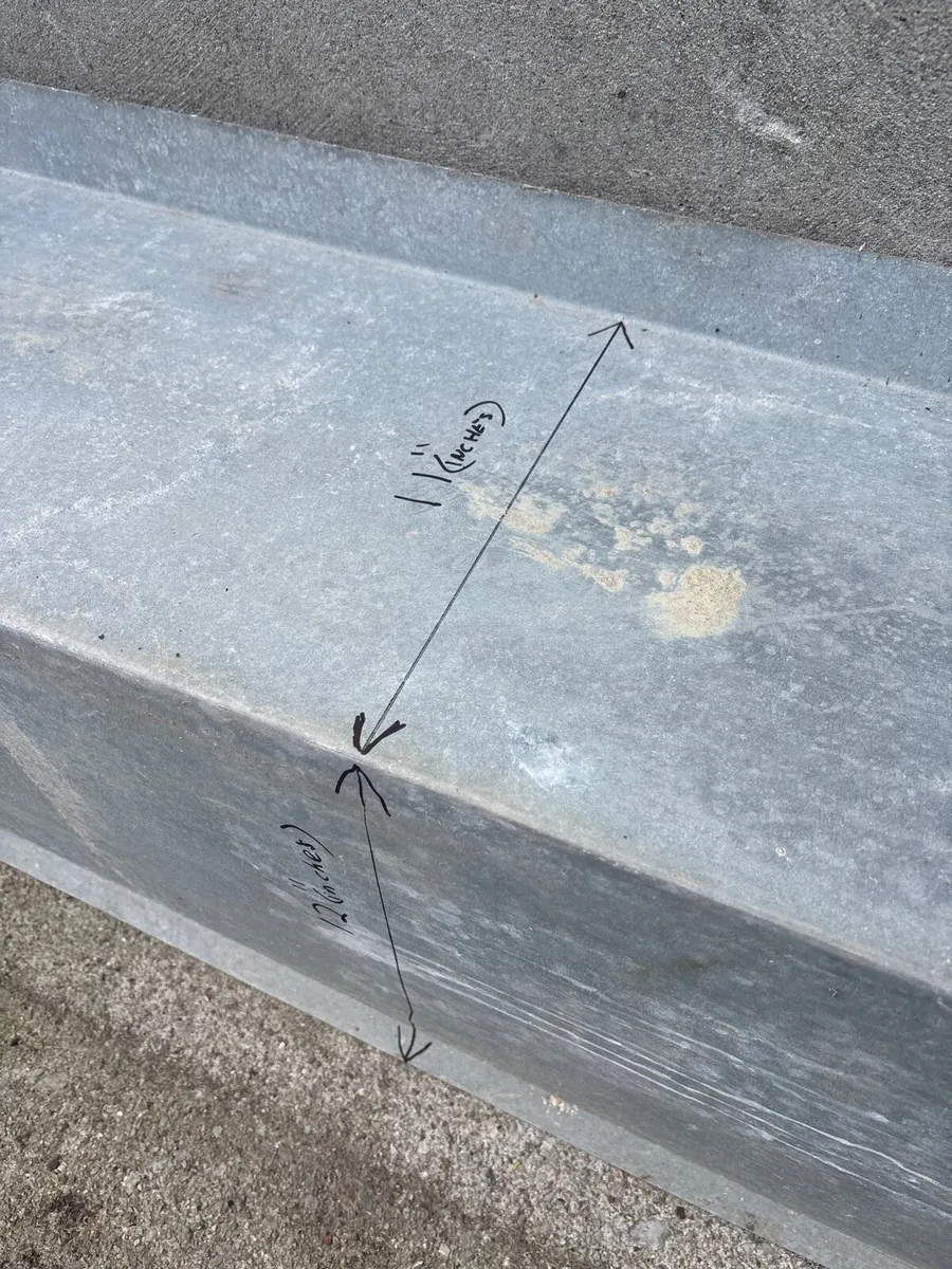 Heavy gauge galvanised door flashing - Image 3