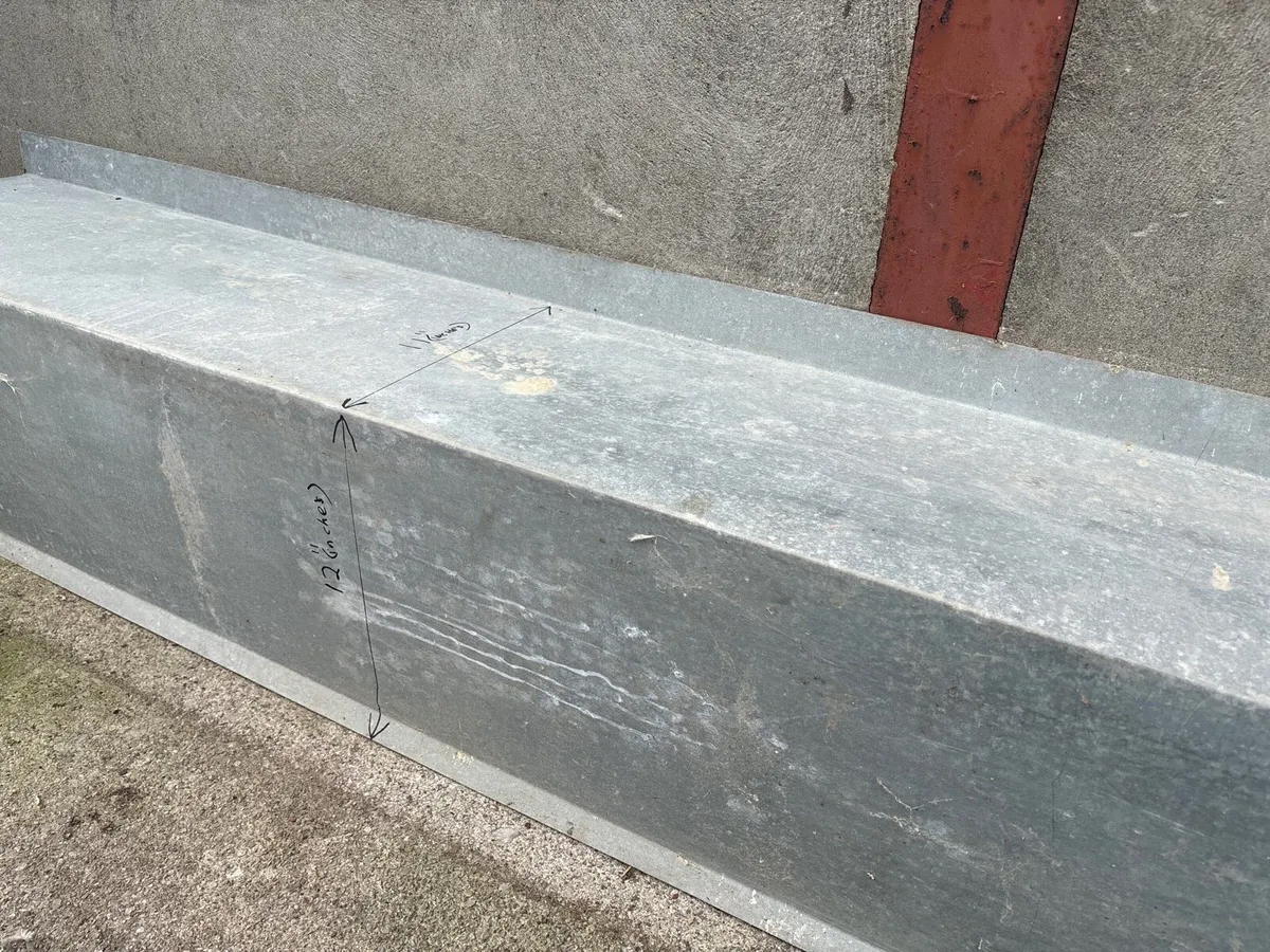 Heavy gauge galvanised door flashing - Image 1