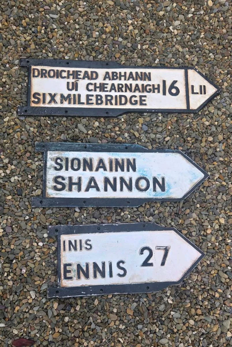 Old  original road  signs  in good condition - Image 3