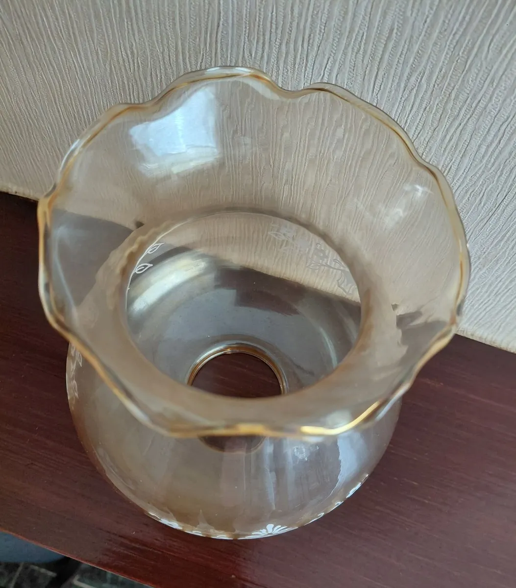 Vintage  set of glass shades - Image 3
