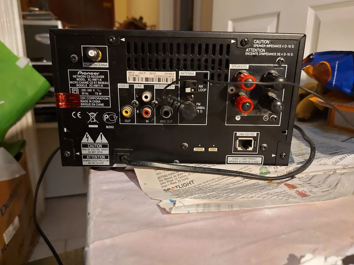 Pioneer Network CD Receiver, Model XC-HM71-K - Image 3