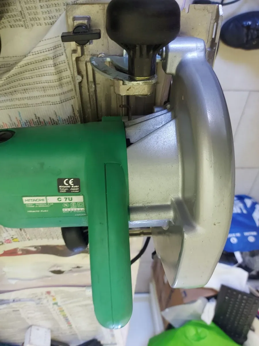 Hitachi Circular Saw, Model C 7U, working perfect - Image 4