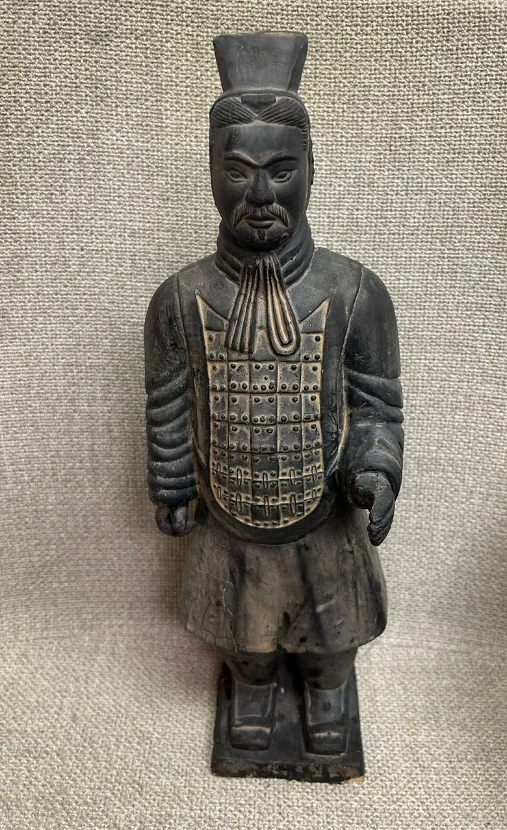 16 Inch Chinese Terracotta Civil General Warrior - Image 1
