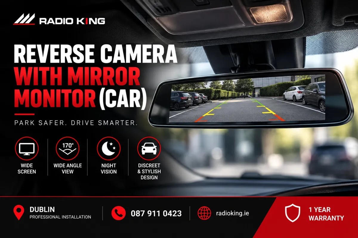 Reverse Camera with Separate Monitor (Car)
