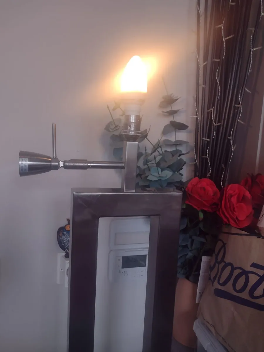 Heavy tall elegant chrome Hall/sitting room Lamp - Image 4