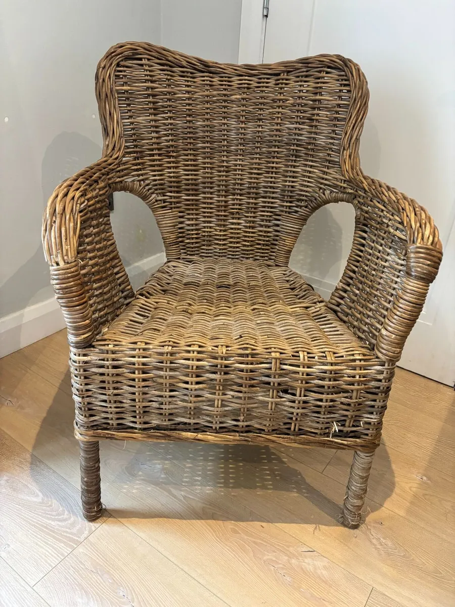 Rattan Arm Chair - Image 1