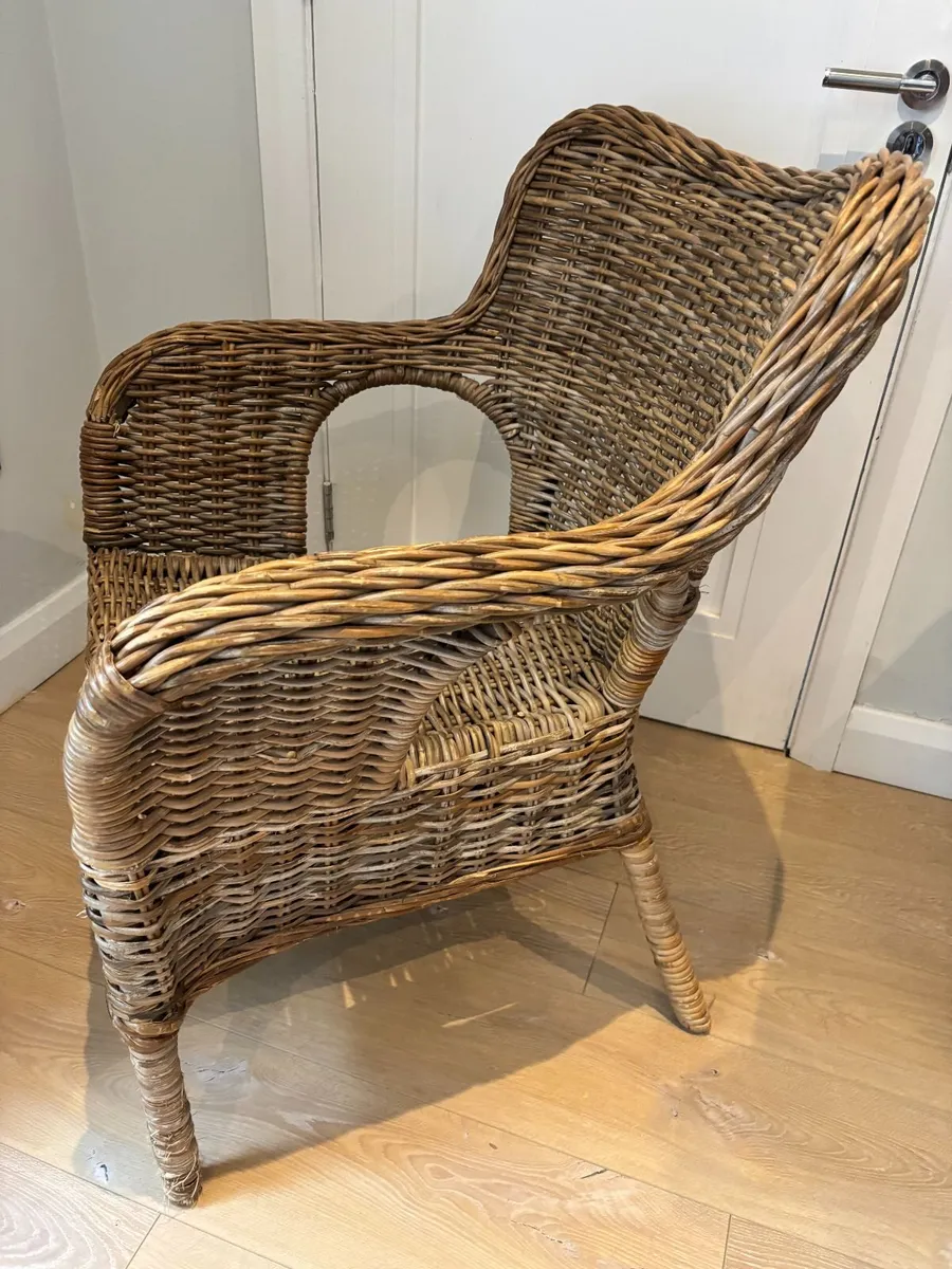 Rattan Arm Chair - Image 2