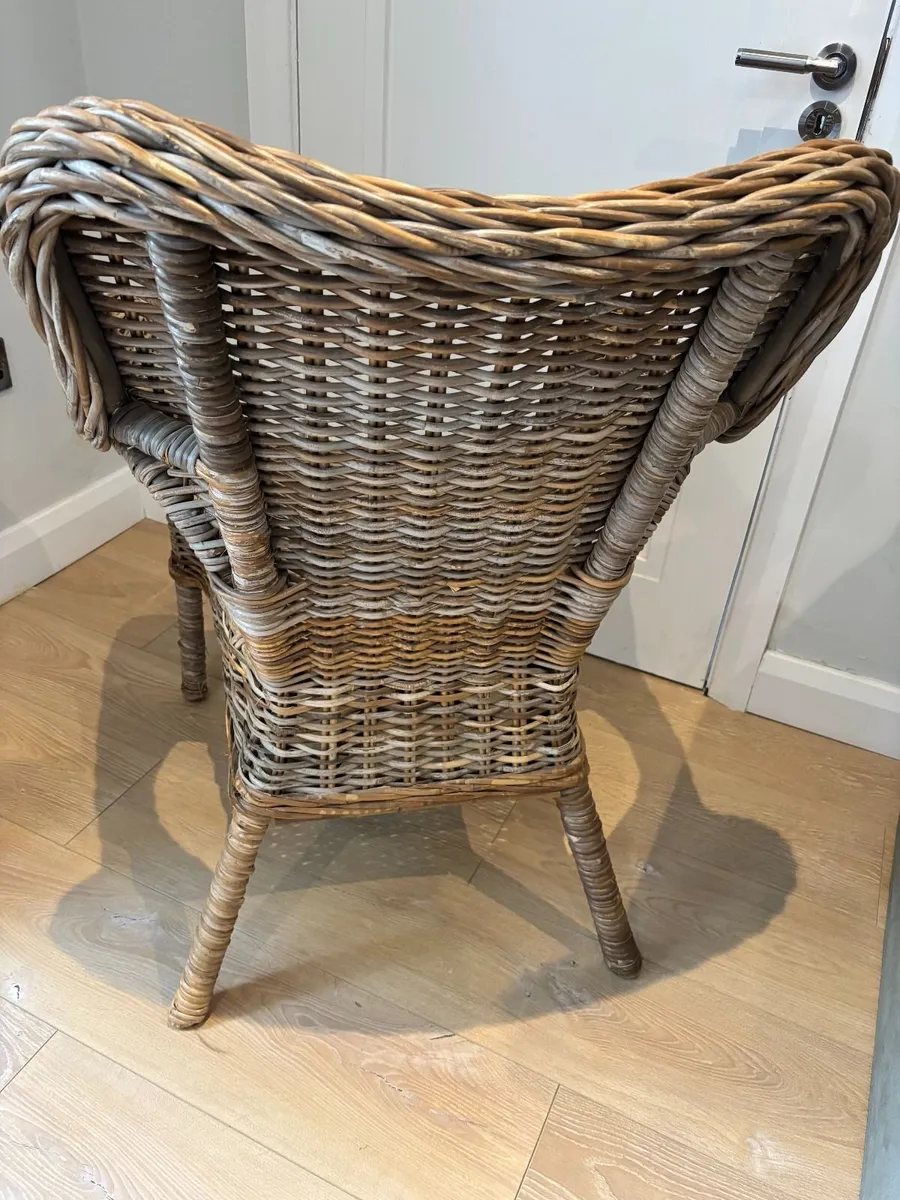 Rattan Arm Chair - Image 3