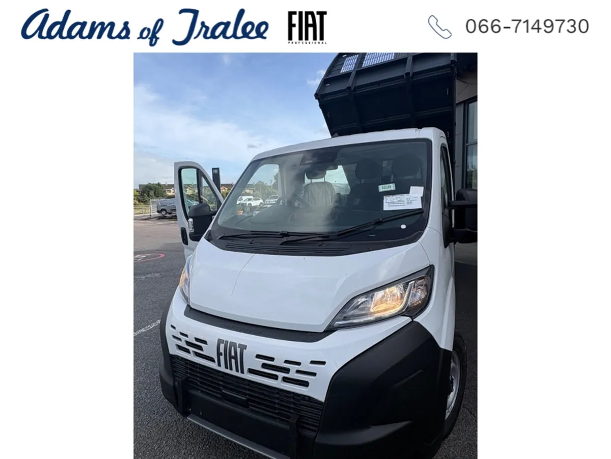 Fiat Ducato Tipper Truck direct from Factory - Image 2