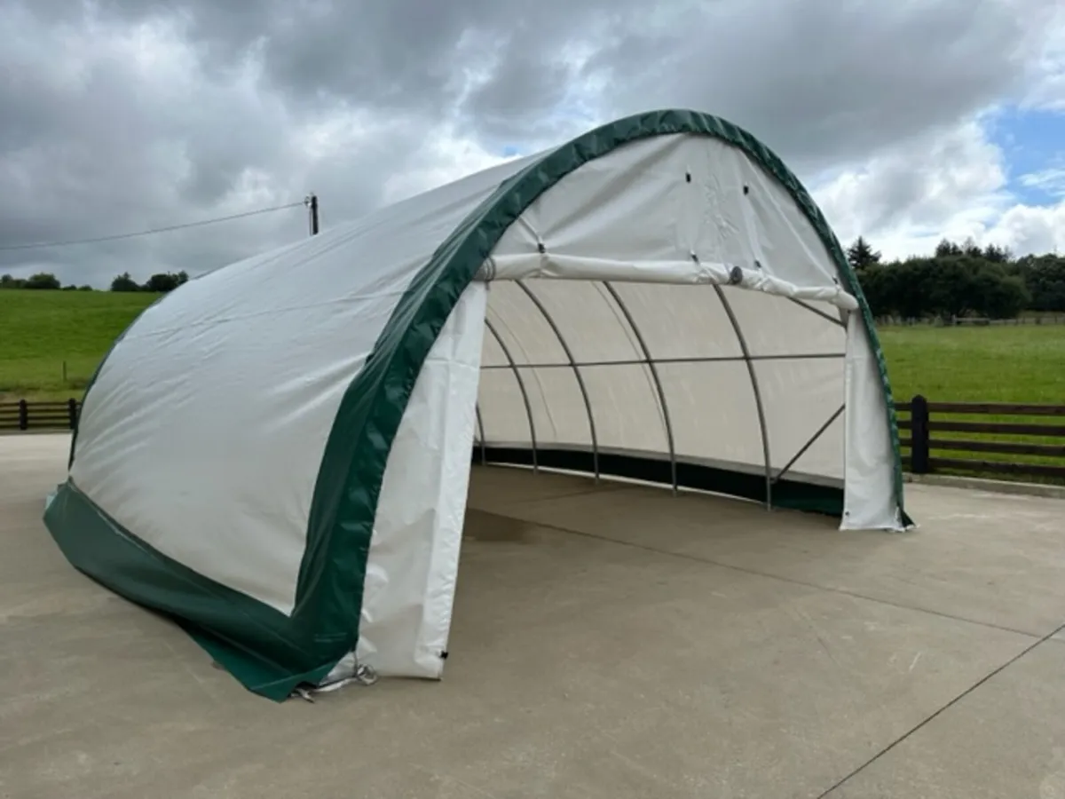 New 20ft Dome Storage Shelter **Online Auction** - Image 1