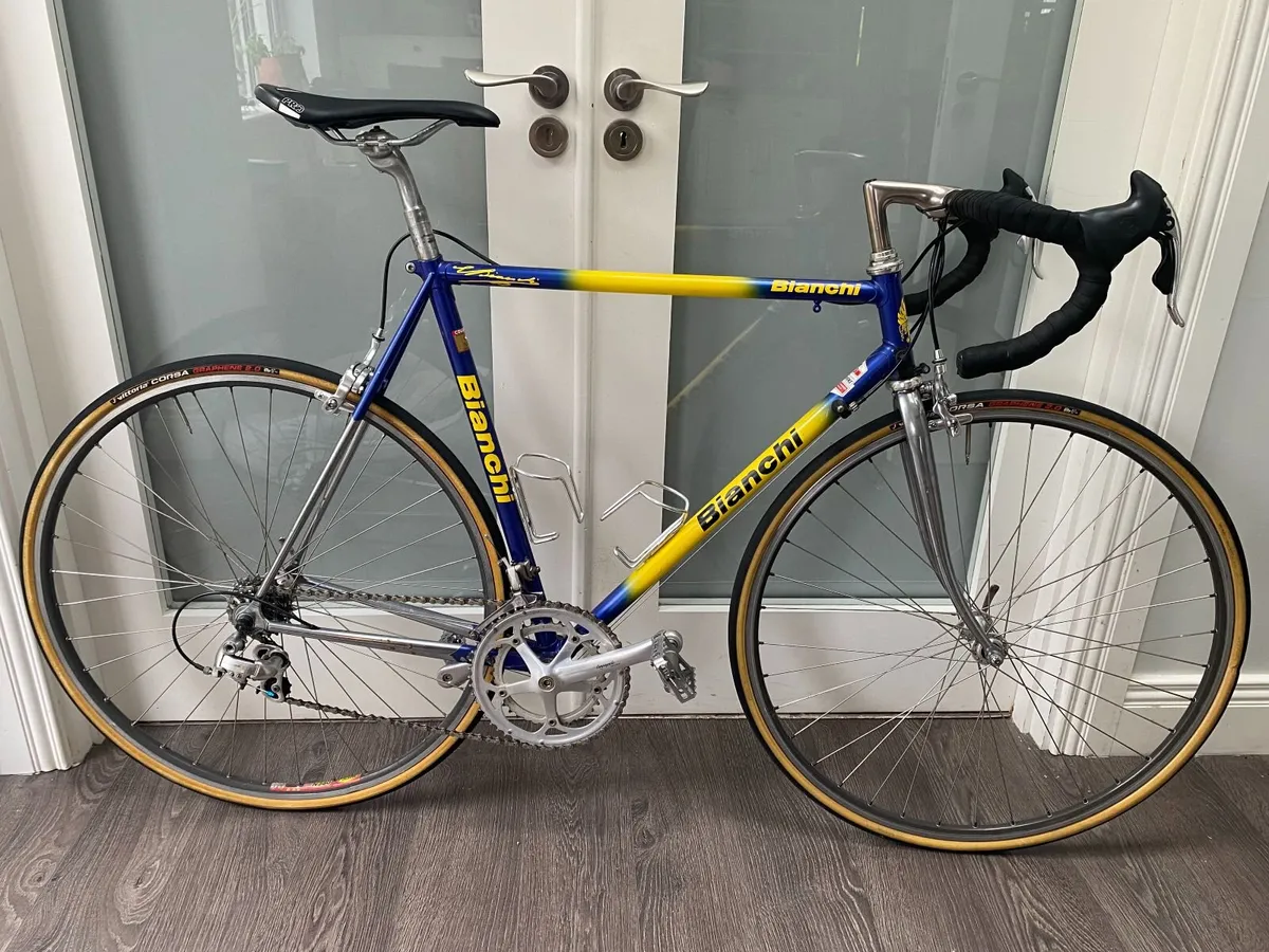 Bianchi Vintage Steel Road Bike, Size 56, Campag. - Image 1