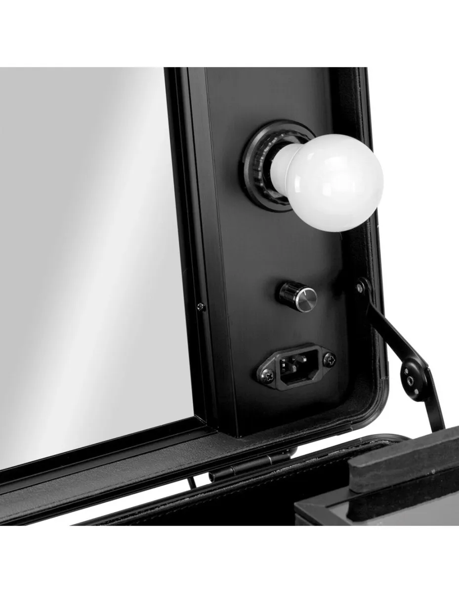 MAKE UP CASE PORTABLE STAND T-27 BLACK - Image 3