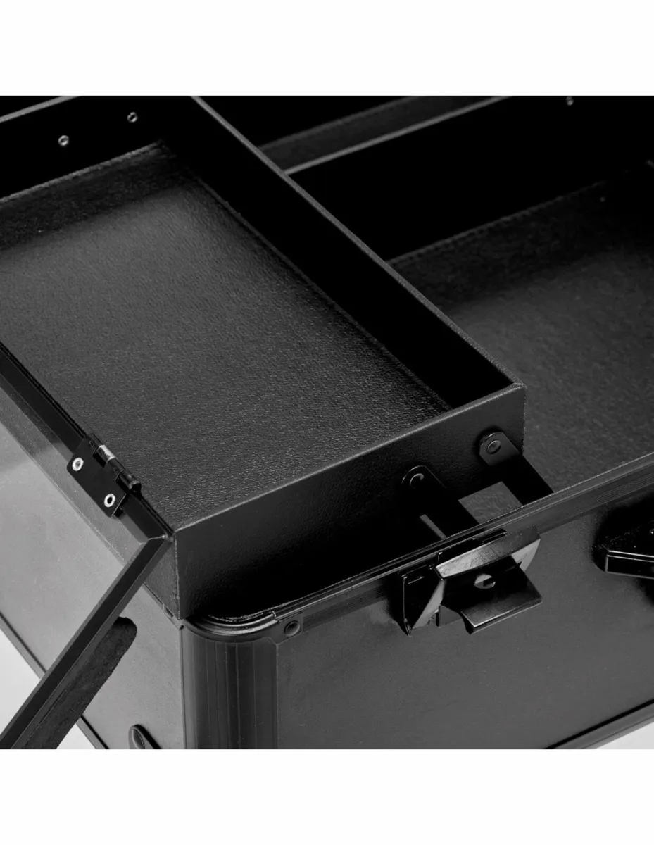 MAKE UP CASE PORTABLE STAND T-27 BLACK - Image 4