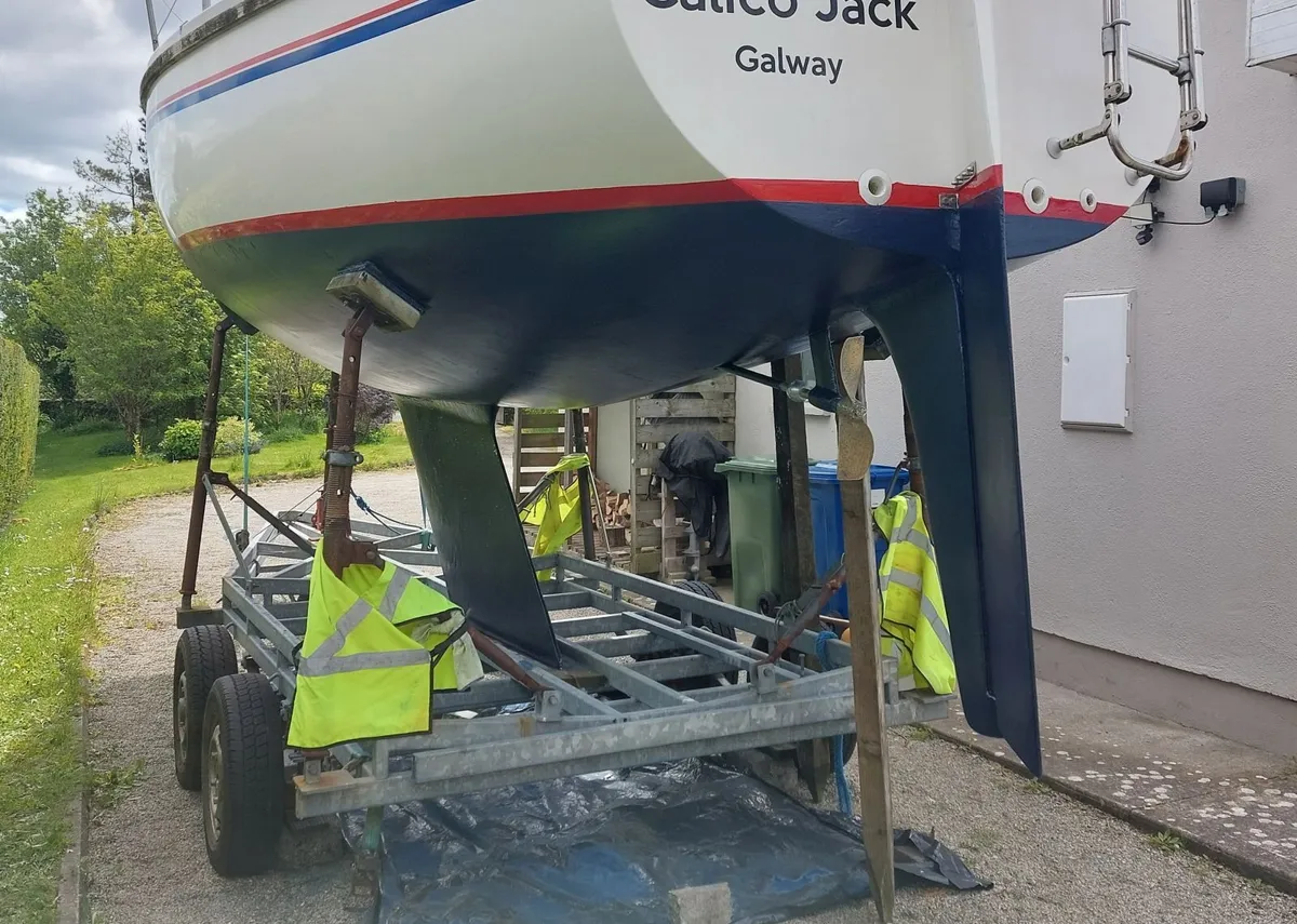 Yacht trailer galvanised with suspension - Image 4
