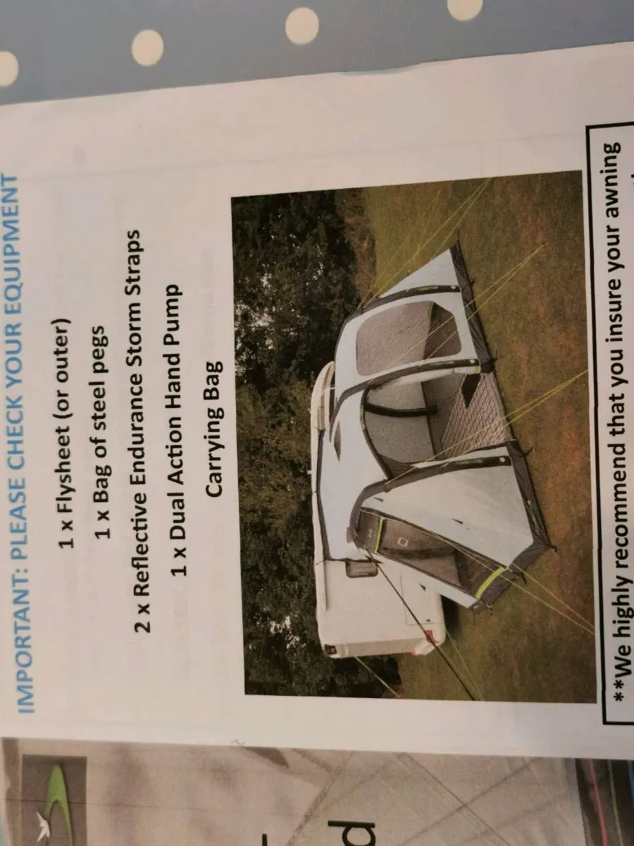 Camper awning - Read add - Image 2