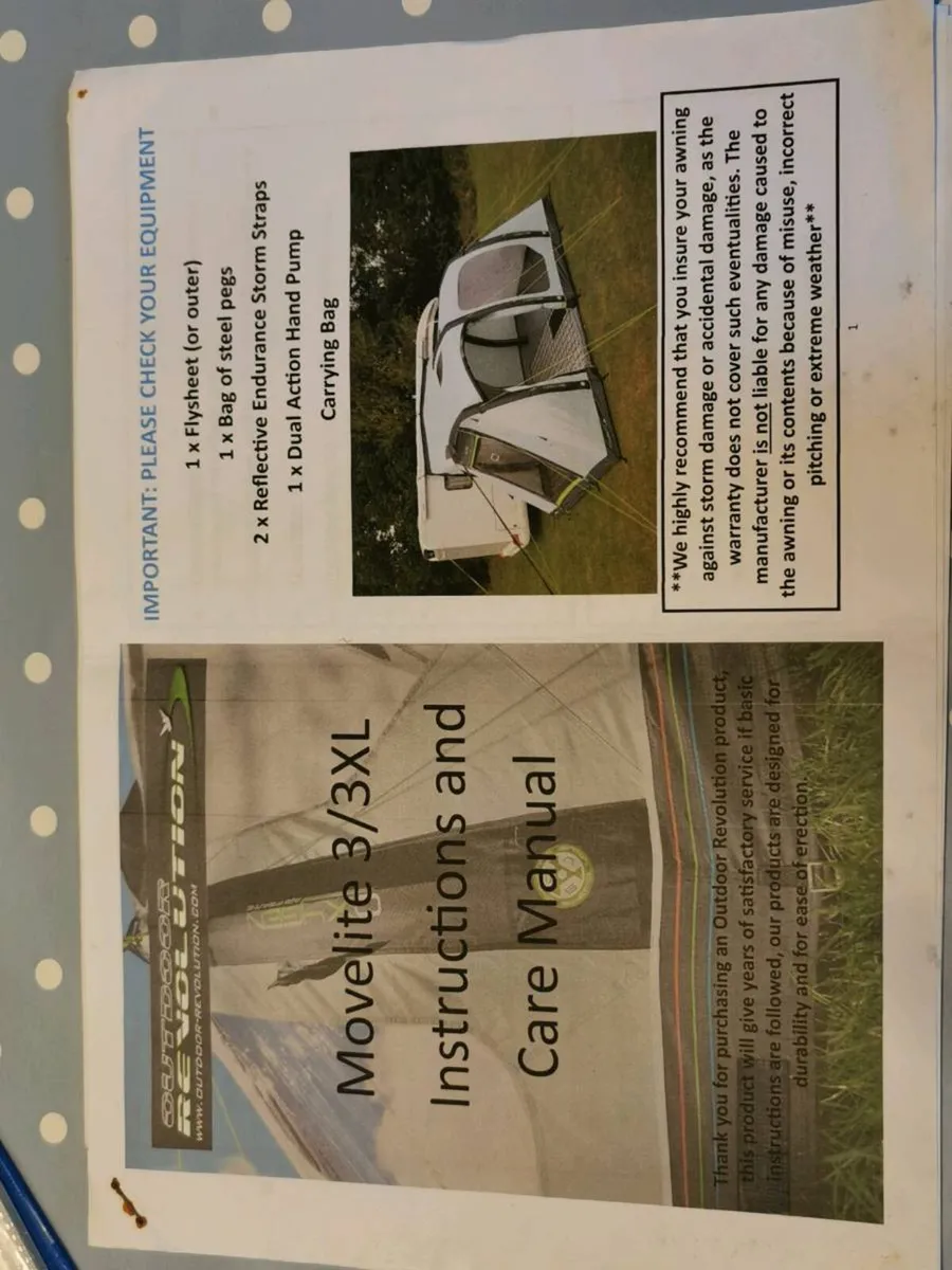Camper awning - Read add - Image 3