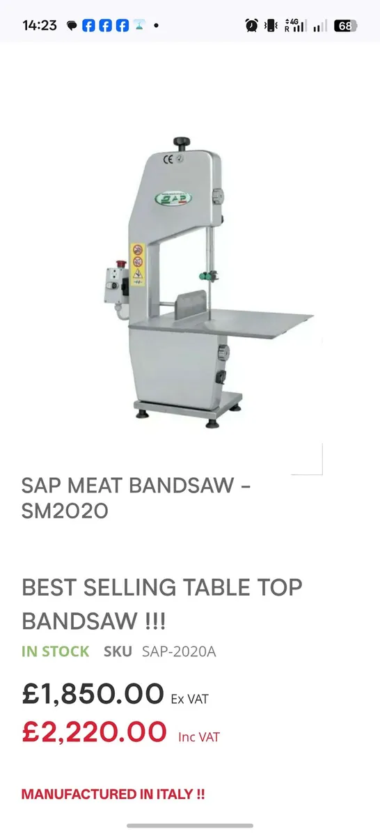 Butcher saw - Image 2
