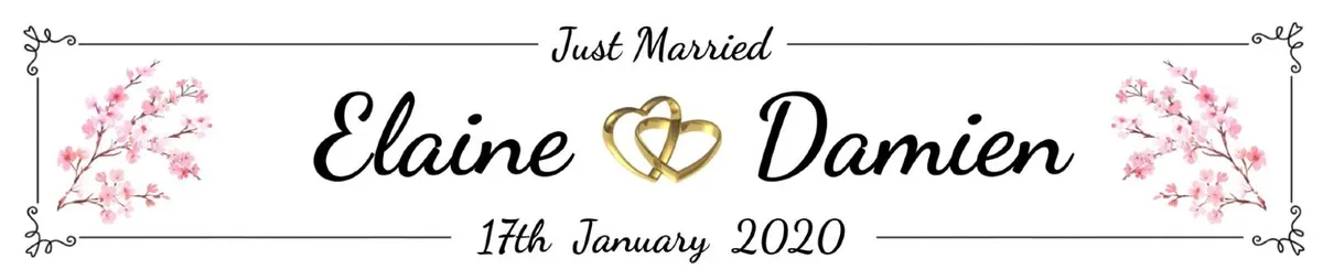 Personalised Wedding Number Plates - Image 2