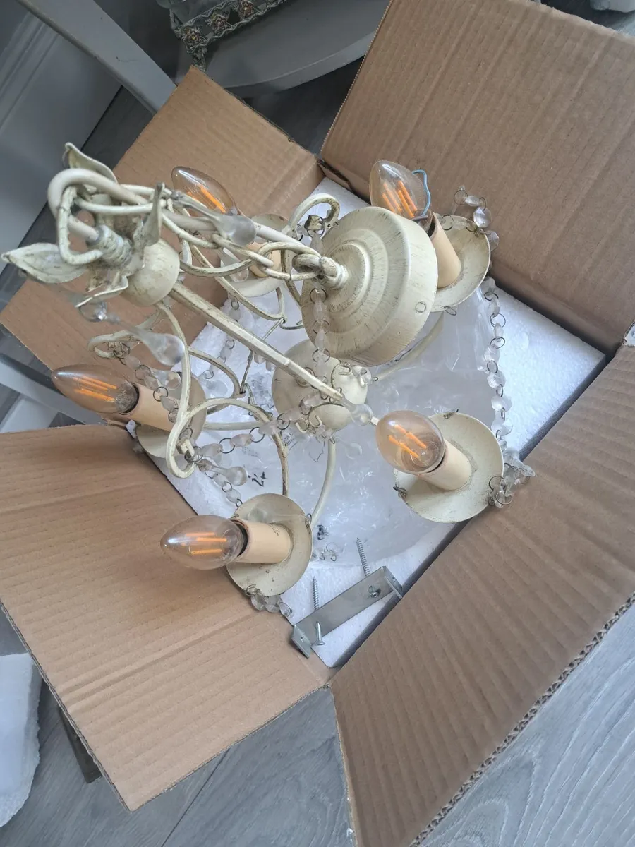 Laura Ashley Light Fitting and Bulbs 2 Available - Image 3