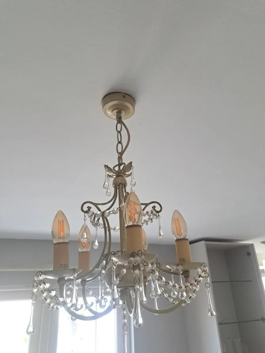 Laura Ashley Light Fitting and Bulbs 2 Available - Image 2