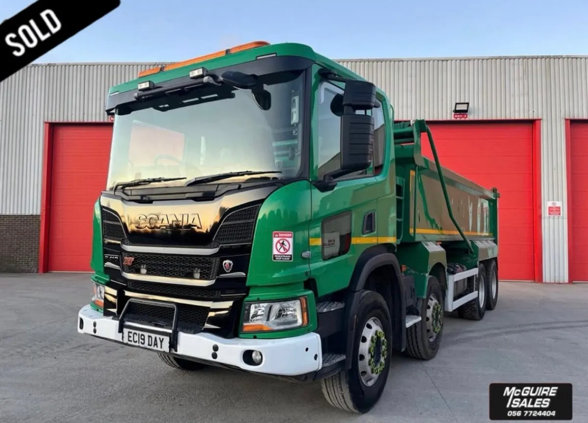 2019 SCANIA P410 XT 8x4 TIPPER - Image 1
