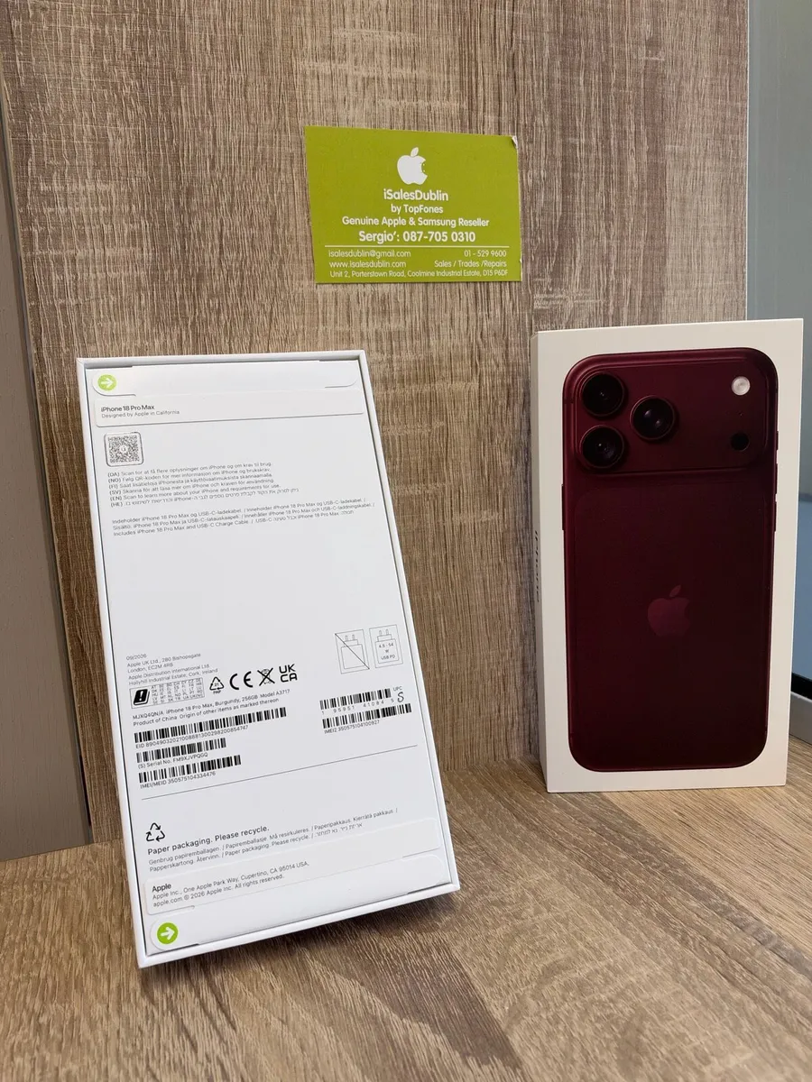 18 Pro Max Burgundy Available Today! - Image 4