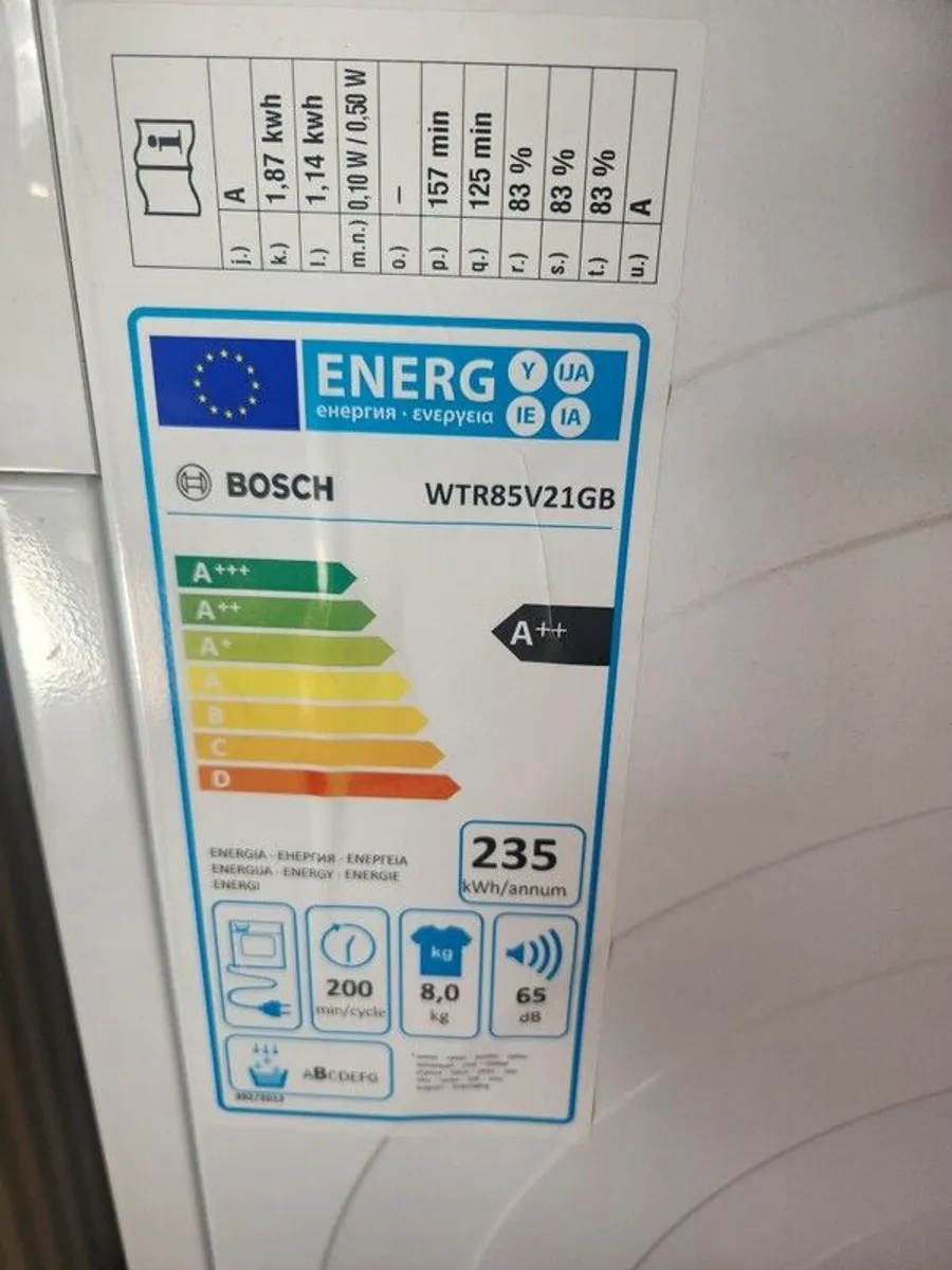 Bosch Heat Pump Dryer - Image 3