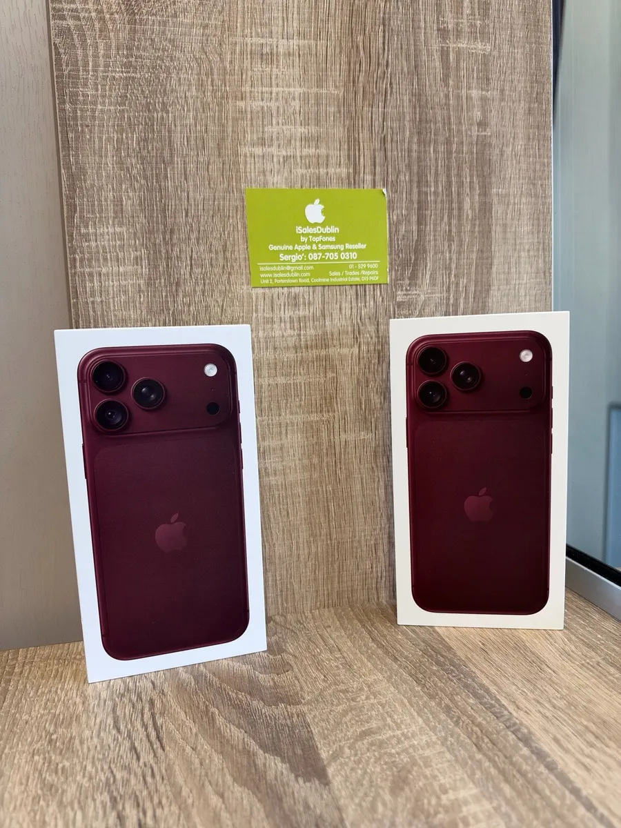 18Pro Max Burgundy in Stock Today! European - Image 1