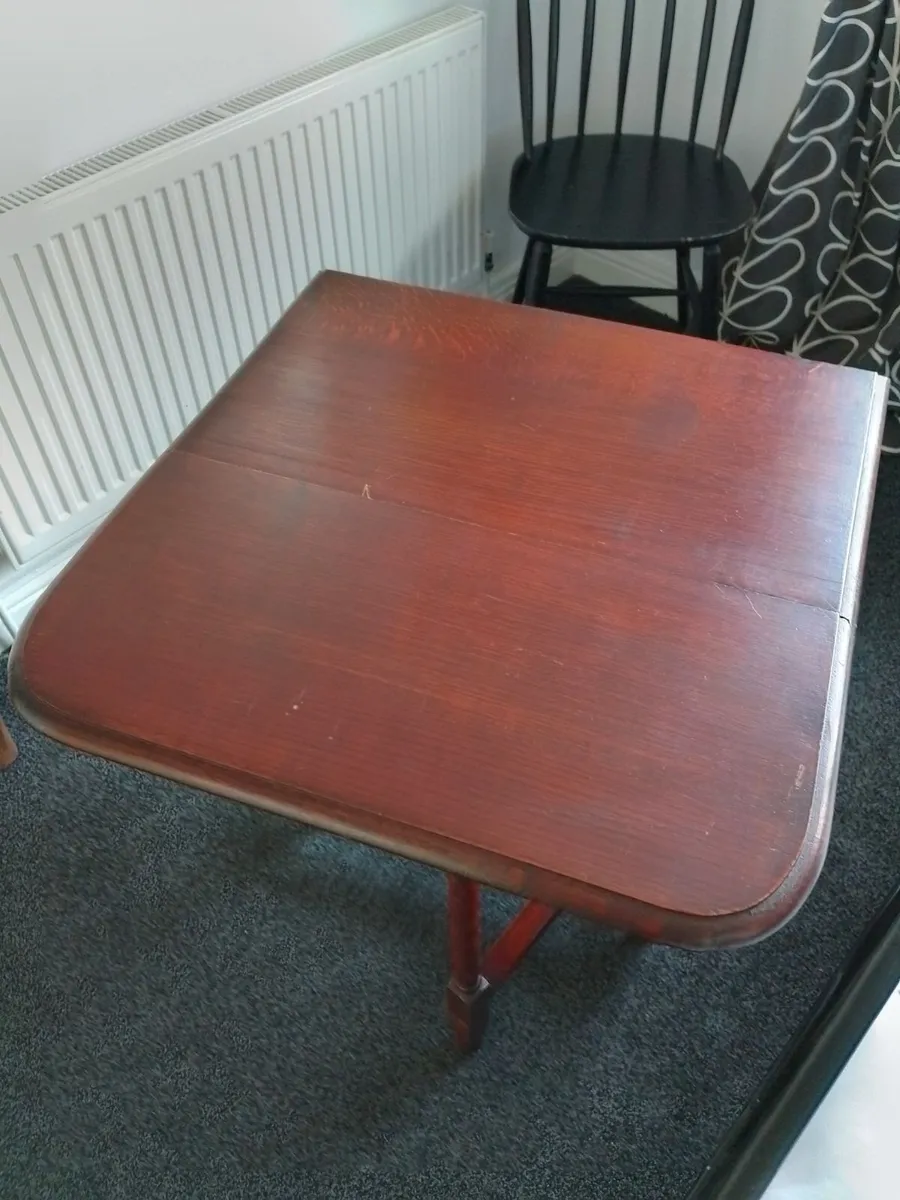 Mahogany Drop Leaf Table - Image 1